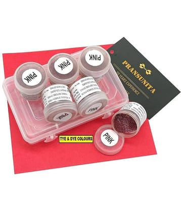 PRANSUNITA Other Tie & Dye Textile Pigment Powder Colors ( Pack of 6 )