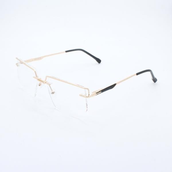 Lensoz Elite X Luxe Rimless Geometric 2 - Narrow - Golden