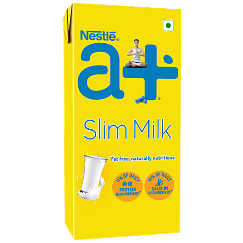 Nestle A+ Slim Skimmed Milk, 1 L Carton