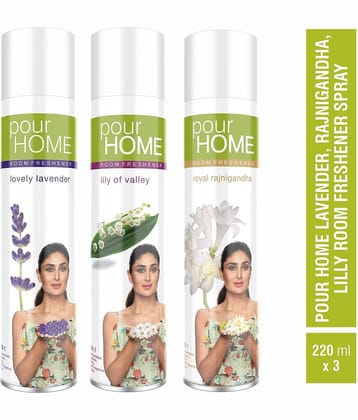 POUR HOME Room Freshener Touch Spray ( Pack of 3 )