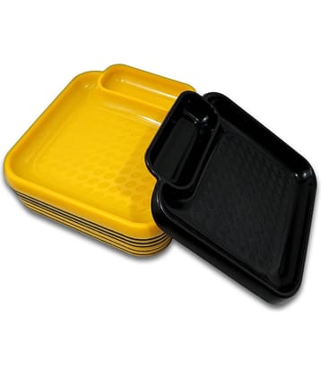 Inpro 12 Pcs Plastic Multi Color Platter