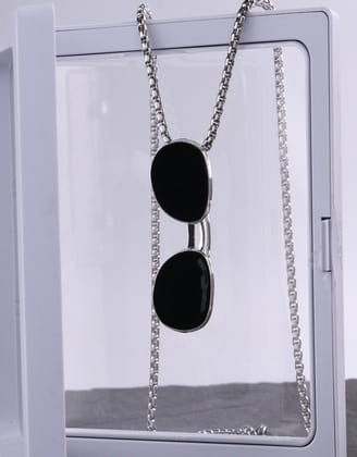 Hud Hud Dabangg Pendant-With Box Chain / Silver