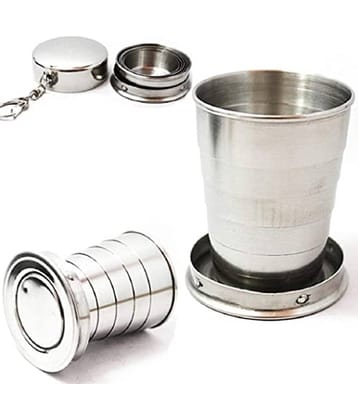 MANDEV STEEL POCKET CUP Solid Stainless Steel Tea Cup 150 ml ( Pack of 1 )