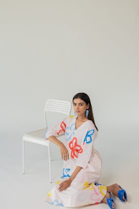 Bubble Bloom Kurta Co-Ord-S