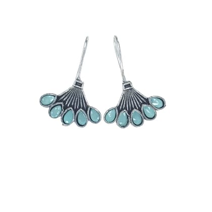 Oxidized Silver Plated Earrings Designer, Light Weight Unique Oxidized Silver Plated Earrings Designer, Light Weight Unique