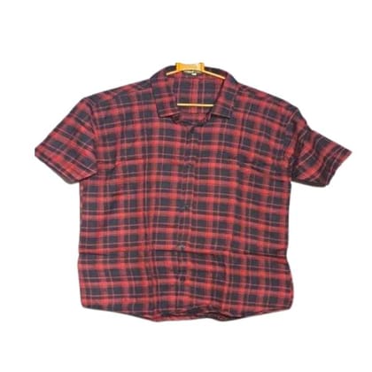 Check Shirt Colour-Red Size-L