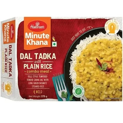 haldiram's dal tadka with plain rice 375 gm