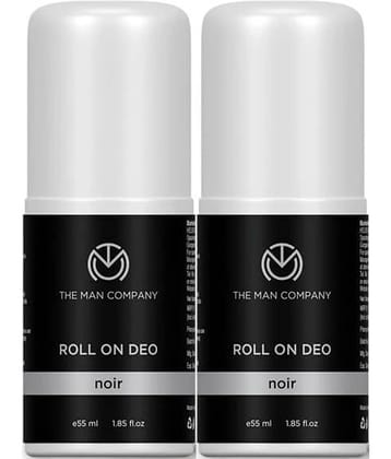 The Man Company NOIR Deo Roll On for Men 55ml, Pack of 2 Deodorant Roll-ons for Men 55 ml ( Pack of 2 )