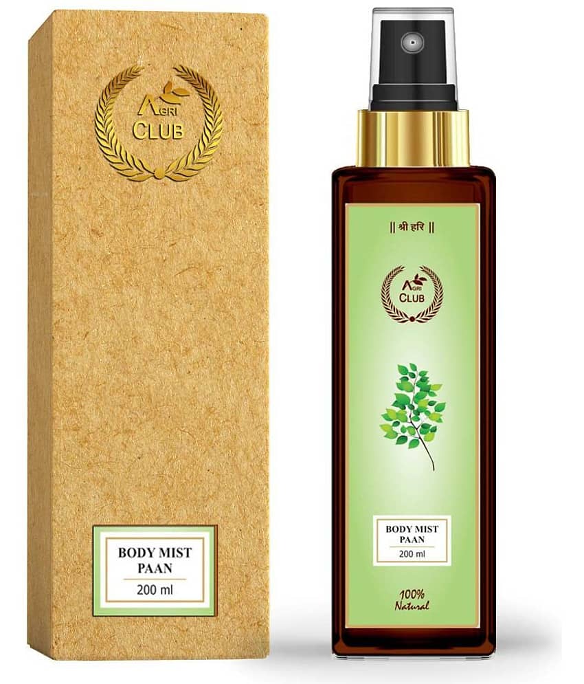 AGRI CLUB - Paan Body Mist For Men,Women 200 ml ( Pack of 1 )