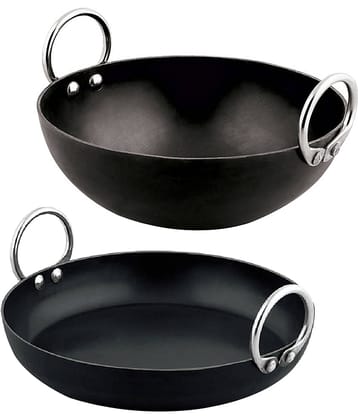 Veer Iron Deep Kadhai 2 mm ( 2 ) L