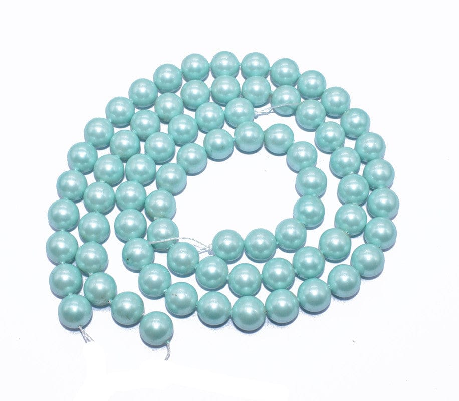 Natural Freshwater Round Pearl Oysters Loose Beads for  Craft & Jewelry Making.  FWP-049-Per String Of Approx 40 Pcs / 10 MM