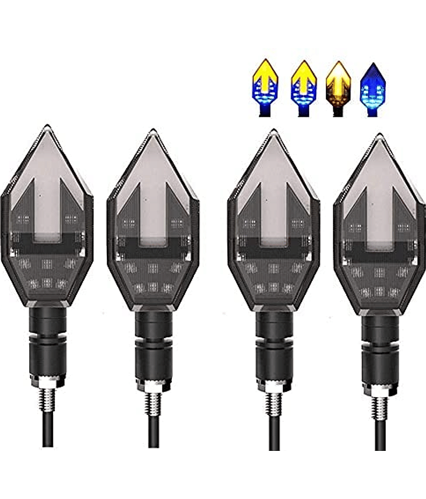 AKSMIT Indicator Light For All Bike Make ( Pack of 4 )