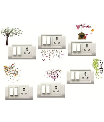 Decor Villa tree Nature Sticker ( 22 x 33 cms )
