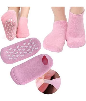 VBE Pack of 1 Women's Cotton Ankle Length Socks ( Pink )