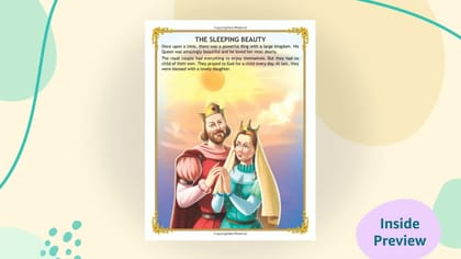 The Sleeping Beauty Story Book with Colourful Pictures for Children Age 2-6 years -16 pages Uncle Moon Series (Uncle Moon's Fairy Tales) [Paperback] Dreamland Publications