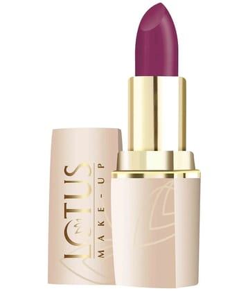 Lotus Make-Up Pure Colors Matte Lip Color Plush Purple 711, 4.2gm