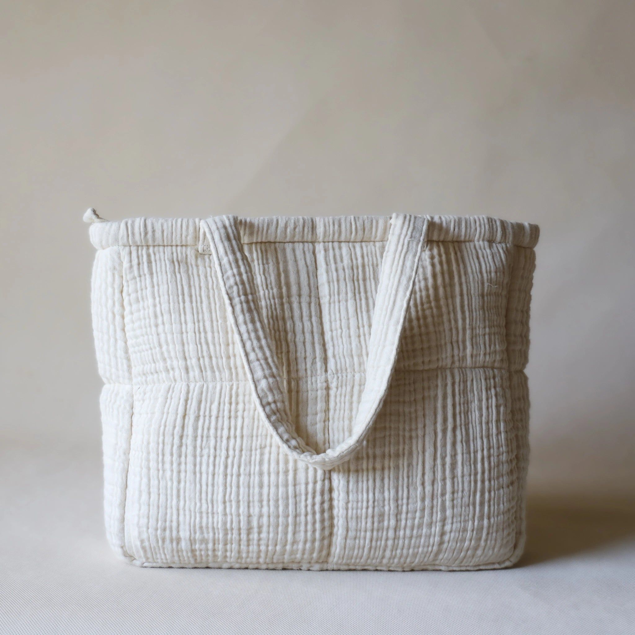 Fyra Grid Tote-Regular / Fyra - Natural