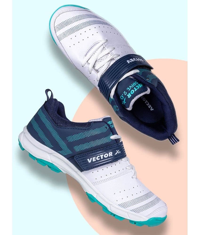 Vector X Drive 2.0 Seagreen Multi Color Cricket Shoes