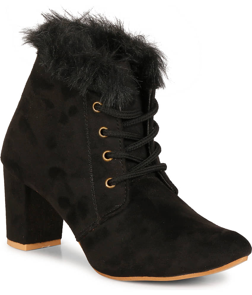 Commander - Black Women's Ankle Length Boots