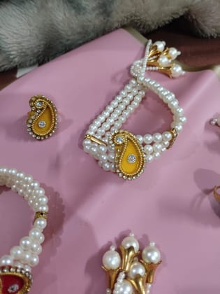 Elegant Hand Harness Bracelet with Ring