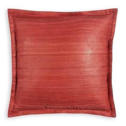 Handloom Tussar Silk Cushion Cover 16x16 Inches Pack of 1