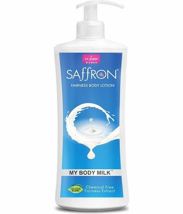 VI-JOHN Saffron Fairness My Body Milk Body Lotion 400ml - Pack of 1