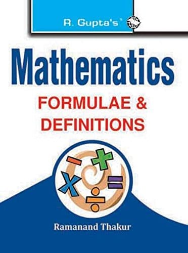 Mathematics Formulae & Definitions (Pocket Book) [Paperback] [Aug 07, 2024] Ramanand Thakur