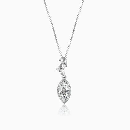 Silver Dazzle on Top Necklace