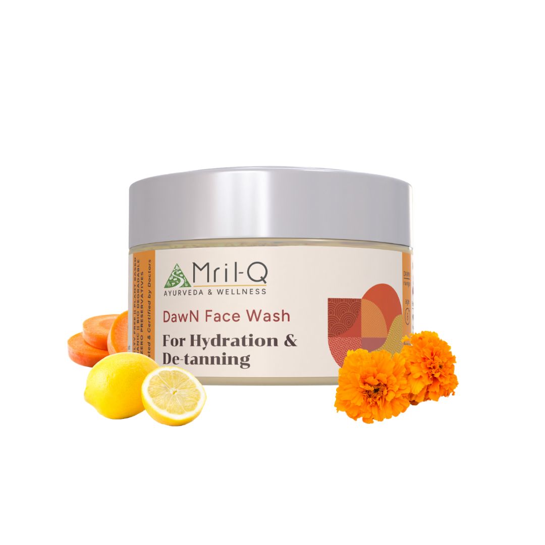 MrilQ DawN Face Wash | Cleansing & Hydration | Glow Enhancing | De-tan |Daily Use | Normal to Dry skin