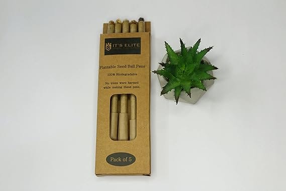 Eco-Friendly Plantable Seed Pens - Perfect for Gardeners and Plant Lovers- Plantable Seed Pens - 1 Piece