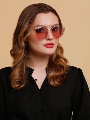 SUNNIES Large Full Frame Metal Butterfly Solid Polarized Women Sunglasses-SNS-11716-C103