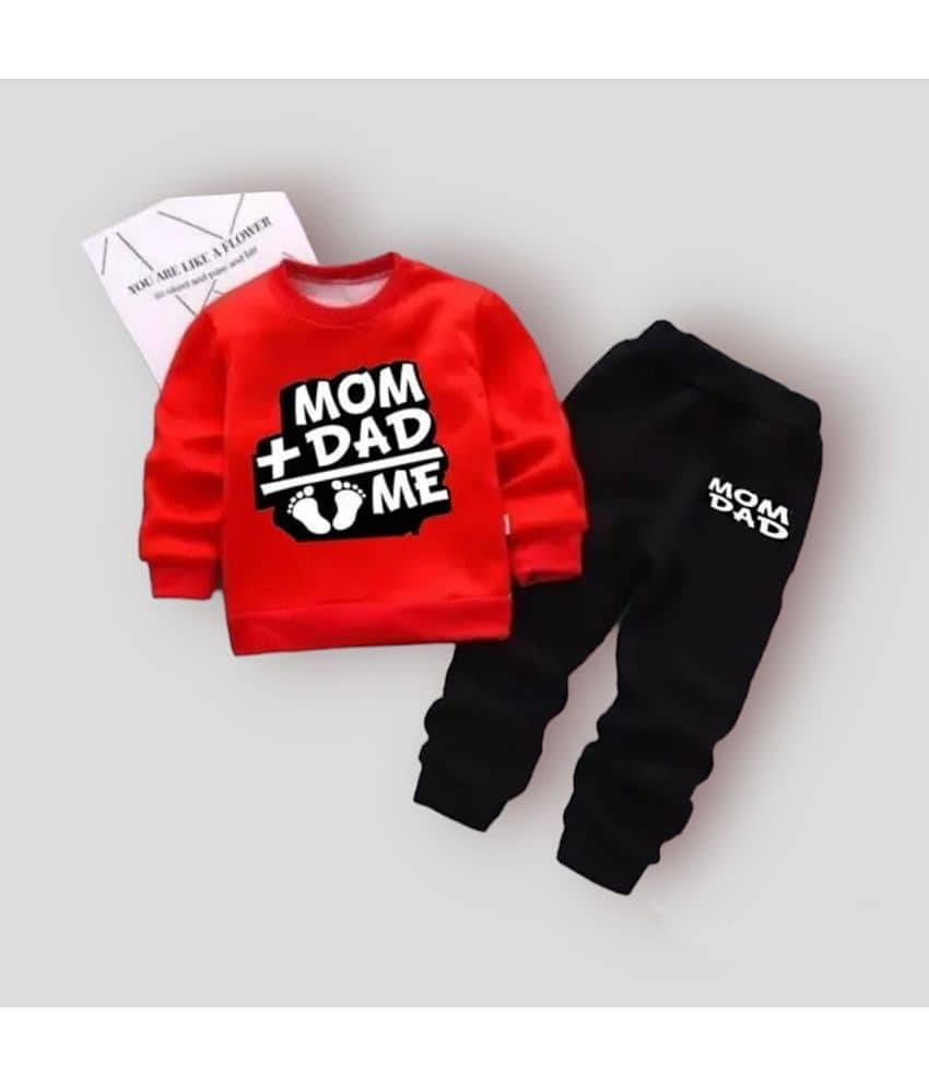 ODIMENT Pack of 1 Boys Cotton Shirt & Pants Set ( Maroon )