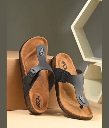 Aadi Black Men's Thong Flip Flop