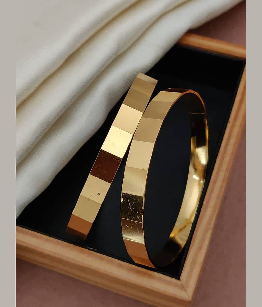 Shivay Fashion Gold Bangle Set ( Pack of 1 )