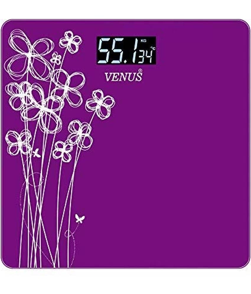 Venus Electronic Digital LCD Body Weighing Scales EPS-2001 Purple