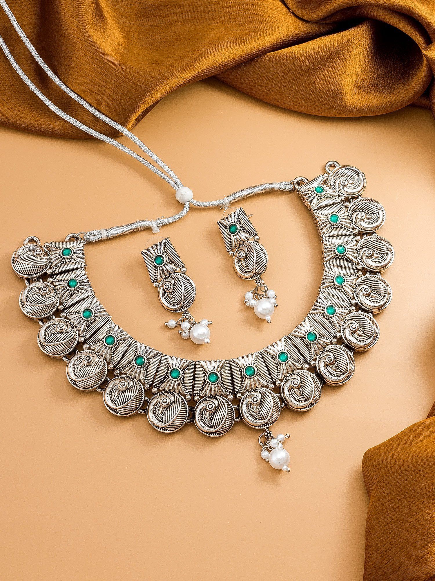 Morison Regal Gold Necklace Set Embrace Luxury and Grace