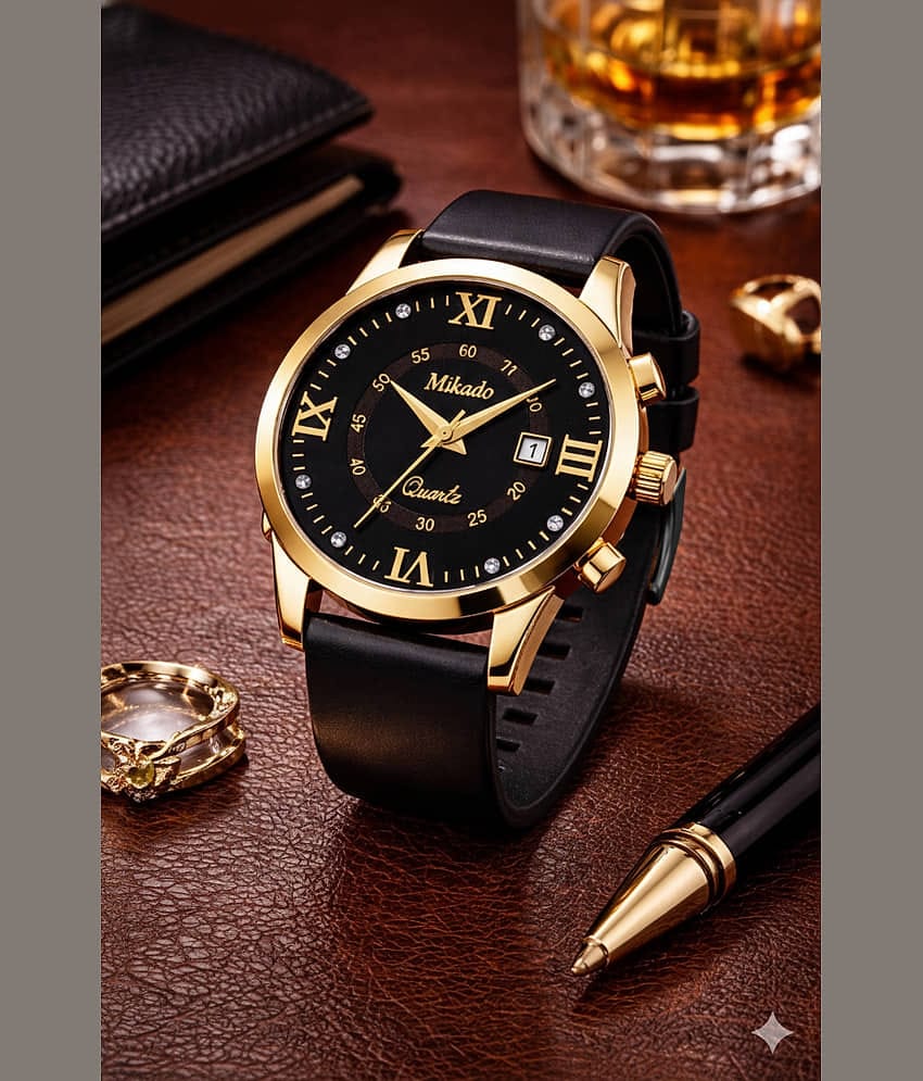 Mikado Black Silicon Analog Men's Watch