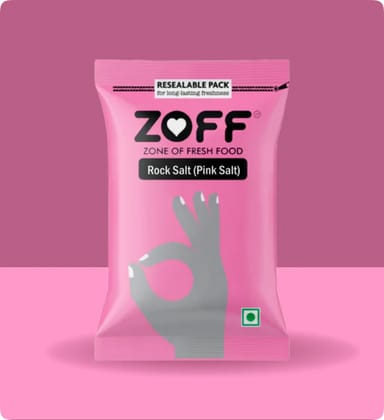 Pink Salt (Rock Salt) Sendha namak  Zoff 100 G