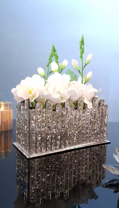 Full Silver Sequins: Vase
