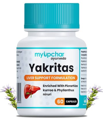 Myupchar Ayurveda Yakritas - 60 Capsule | Liver Support & Detox | Improve Digestion And Metabolism