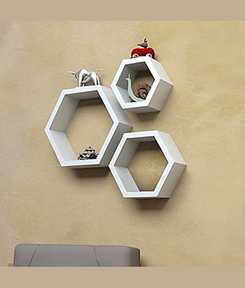 TFS Floating Shelves White MDF - Pack of 1