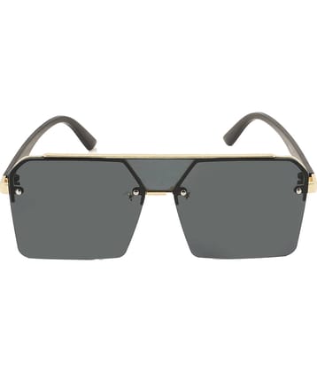 Bayberry Black Square Sunglasses ( Pack of 1 )