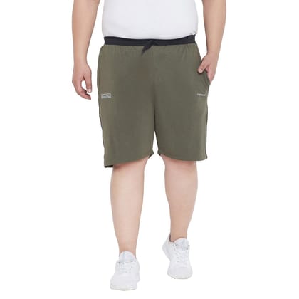 Men Plus Size Moxon Solid Shorts - 5XL