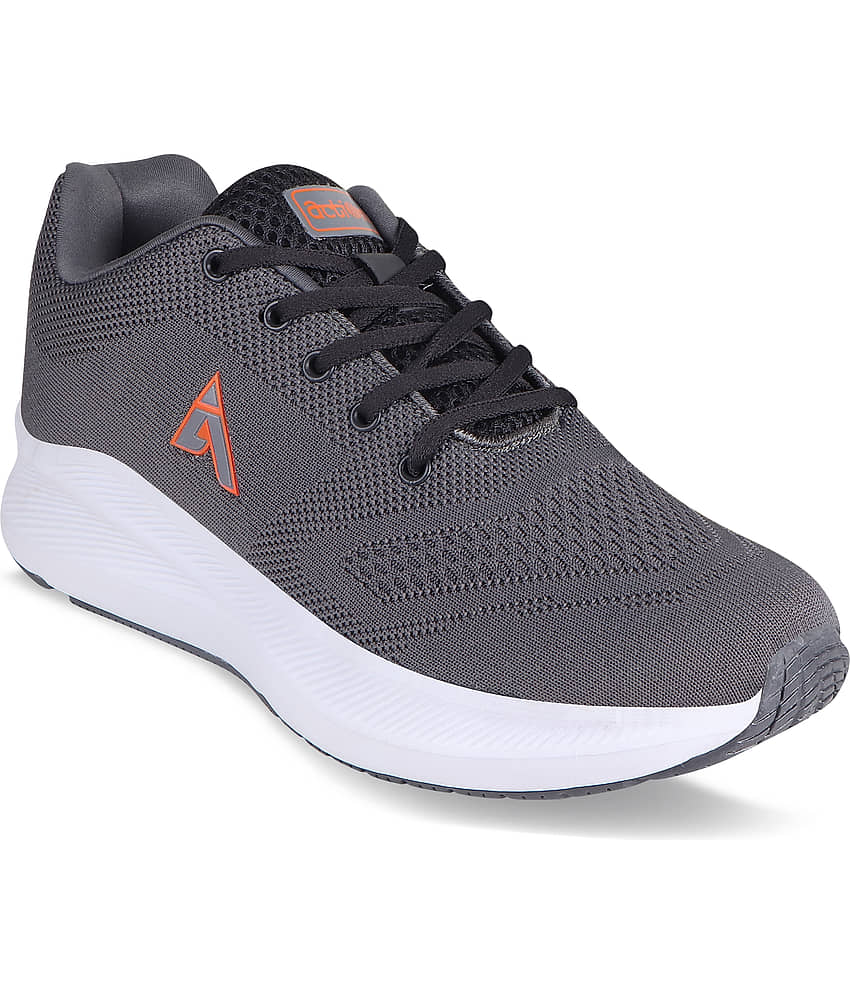 Action - Men's Gray Men's Sports Running Shoes