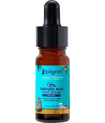 Pilgrim 2% Salicylic Acid Face Serum Anti-Acne - 10Ml Face Serum,For All Skin Type,10Ml (pack Of 1)