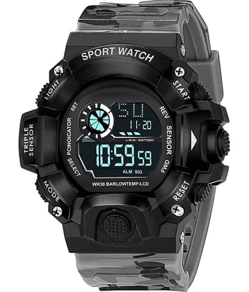 Hala - Black Dial Digital Boys Watch ( Pack of 1 )