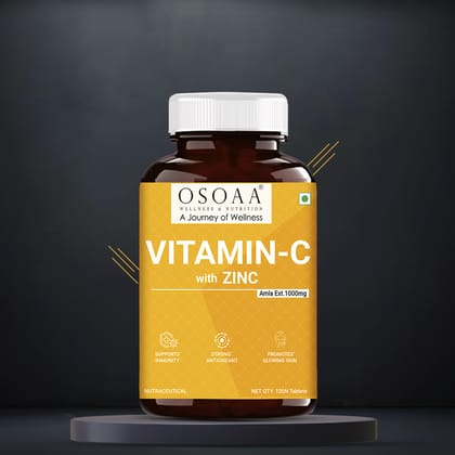 OSOAA Vitamin-C with Zinc - 120 Tabs