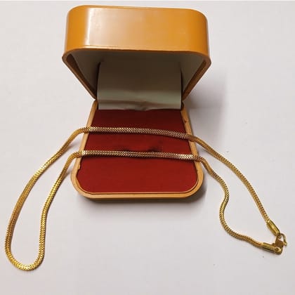 Premium Gold Plated Chain – Stylish & Durable Unisex Jewelry | Ideal Gift for Men & Women | Everyday Wear Chain with Elegant Finish