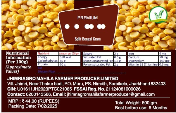 Split Bengal Gram