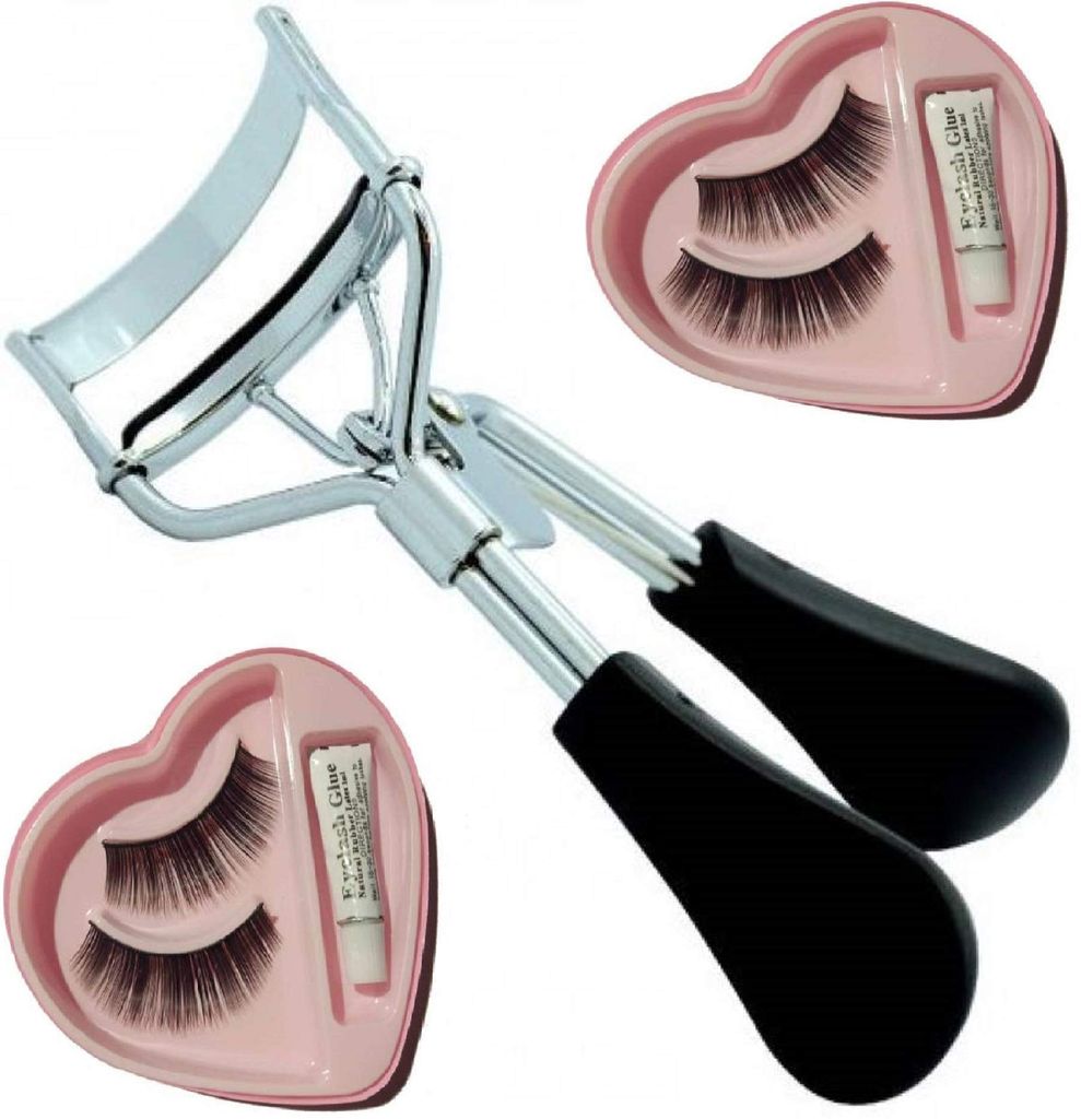 Elecsera Combo of Eyelash Curler and False Eyelashes (Pack of 2) (Set of 3) - Makeup - Eyes | Buy online on ZillyBuy